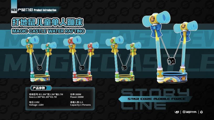 MOUNTAINEER - Family Ride for theme parks, FECs and amusement parks. Factory-tested amusement equipment.